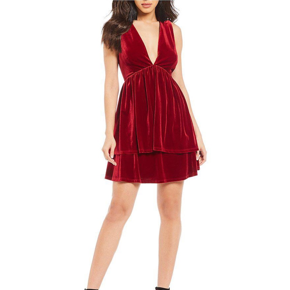 Gianni Bini Judy Velvet Dress